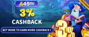 3% cashback bonus